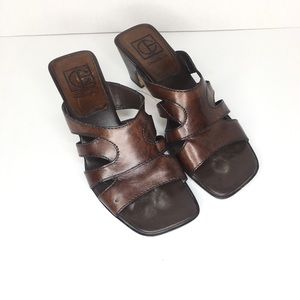 Sandals w/ Block heel